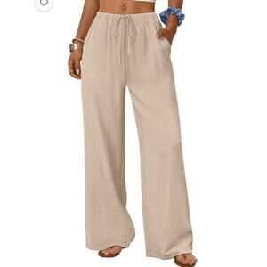 NWT ~ Women's Apricot Wide Leg Flowy Palazzo Pants & Pockets ~ Plus Size XXL
